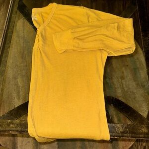 Men's Yellow Thermal Shirt